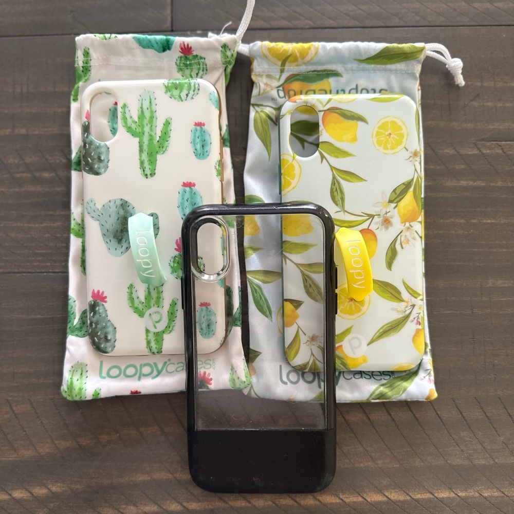 [SET OF 3] iPhone XS cases - Loopy cases & otterbox